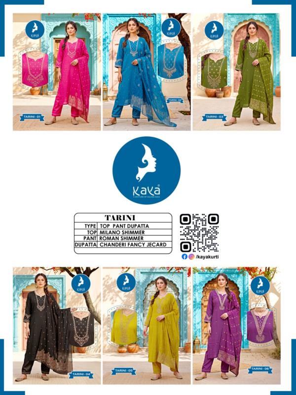 Kaya tarini kurti pant set wholesale